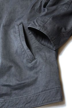 画像6: 「FULLCOUNT」Old Japanese Twill US Navy Utility Jacket フルカウント 雲斎織り ネイビー ユーティリティー ジャケット [ブラック]