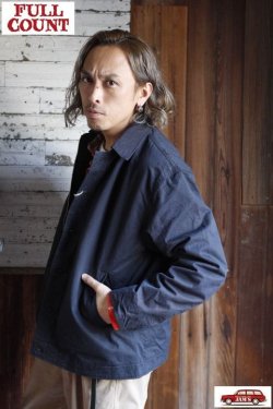 画像9: 「FULLCOUNT」Old Japanese Twill US Navy Utility Jacket フルカウント 雲斎織り ネイビー ユーティリティー ジャケット [ブラック]
