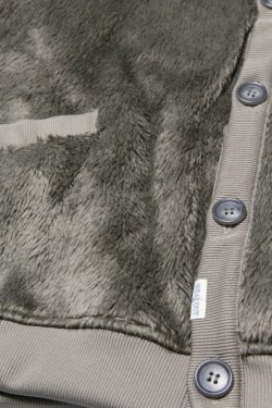 画像3: 「Sugar & Co.」Bulky Fur Cardigan シュガーアンドカンパニー バルキーファー カーディガン [カーキ]