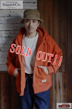 画像9: 「Sugar & Co.」Storm Fleece Baja Hoodie シュガーアンドカンパニー ストームフリース バハフーディー [オレンジ]