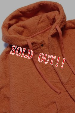 画像2: 「Sugar & Co.」Storm Fleece Baja Hoodie シュガーアンドカンパニー ストームフリース バハフーディー [オレンジ]