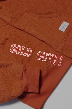 画像4: 「Sugar & Co.」Storm Fleece Baja Hoodie シュガーアンドカンパニー ストームフリース バハフーディー [オレンジ]