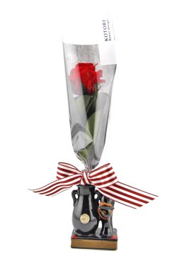 画像7: 「KOTORI」×「JAMS」クリスマスローズ フラワーキャンドルセット プリザーブドフラワー 枯れない薔薇 [レッド]