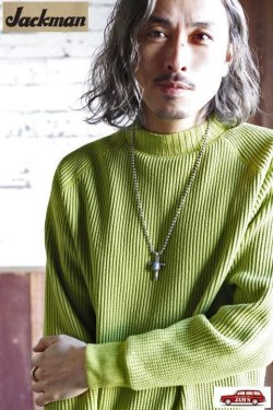 画像11: 「Jackman」 Waffle Mid-Neck ジャックマン ワッフル ミッドネック JM7200「ライム」