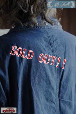 画像8: 「Mt.Full」SILVER CUSTOM Chambray Maquignon Coat  マウントフル シルバーカスタム シャンブレーコート [20240106]