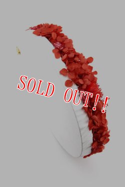 画像5: [限定受注生産]「KOTORI」×「JAMS」 バレンタイン企画 2024年 リアルフラワー壁掛け鏡  [レッド]