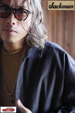 画像12: 「Jackman」Back Nep Coach Shirt ジャックマン バックネップ コーチシャツ JM8403 [スミクロ]