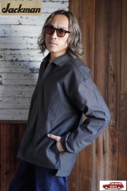 画像9: 「Jackman」Back Nep Coach Shirt ジャックマン バックネップ コーチシャツ JM8403 [スミクロ]