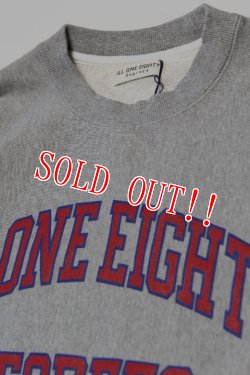 画像2: [再入荷]「ILL180°」CREW PRINT SWEAT SHIRT イルワンエイティ クルーネック プリントスウェット ILL241-112 [ヘザーグレー]