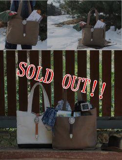 画像5: [限定予約オーダー受付中]「Mt.hill」Tote Bag with Concho マウントヒル キャンバス トートバッグ [グリズリーブラウン]