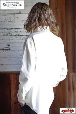 画像10: 「Sugar & Co.」Handsome Shirt White Denim シュガーアンドカンパニー ハンサムシャツ 綿麻デニム [ホワイト]
