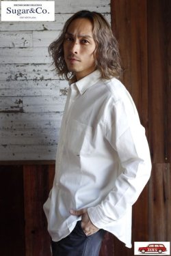 画像9: 「Sugar & Co.」Handsome Shirt White Denim シュガーアンドカンパニー ハンサムシャツ 綿麻デニム [ホワイト]