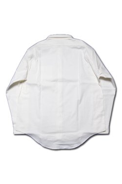 画像2: 「Sugar & Co.」Handsome Shirt White Denim シュガーアンドカンパニー ハンサムシャツ 綿麻デニム [ホワイト]