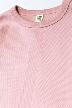 画像2: 「Jackman」Zebra Thermal Long Sleeve Shirt ジャックマン ゼブラ サーマル ロンTee JM5322 [ベイビーピンク]