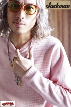 画像10: 「Jackman」Zebra Thermal Long Sleeve Shirt ジャックマン ゼブラ サーマル ロンTee JM5322 [ベイビーピンク]