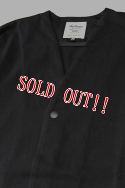 画像2: 「Jackman」Grace Owners Cardigan ジャックマン グレースコットン カーディガン JM8238 [ブラック]