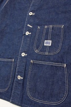 画像3: [再入荷]「ILL180°」FIRST ENGINEER JACKET イルワンエイティ ファーストエンジニア ジャケット 10.5oz デニム ILL-540 [インディゴブルー]