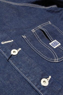 画像4: [再入荷]「ILL180°」FIRST ENGINEER JACKET イルワンエイティ ファーストエンジニア ジャケット 10.5oz デニム ILL-540 [インディゴブルー]