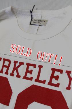 画像3: 「ILL180°」"BERKELEY 68" FOOT BALL Tee イルワンエイティ バークレー カリフォルニア フットボール ロンTee ILL241-22 [ホワイト]