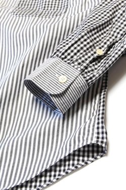 画像4: 「ILL180°」HABITUAL BD SHIRT イルワンエイティ ハビチュアル ボタンダウンシャツ ILL241-07 [ブラック]