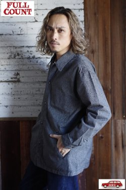 画像9: 「FULLCOUNT」BLACK COVERT OLD COACH JACKET フルカウント ブラックコバート オールド コーチジャケット [コバートブラック]