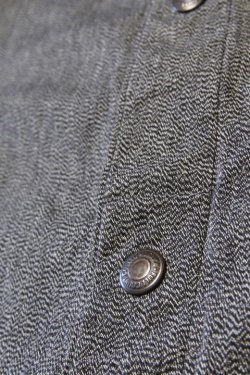 画像4: 「FULLCOUNT」BLACK COVERT OLD COACH JACKET フルカウント ブラックコバート オールド コーチジャケット [コバートブラック]