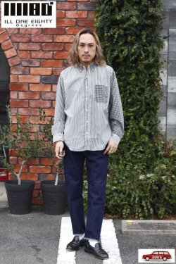 画像9: [再入荷]「ILL180°」ONE EIGHTY PANTS イルワンエイティ イチハチマルパンツ 13.5oz 5ポケットデニム ILL-180 [インディゴブルー]