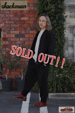 画像13: 「Jackman」Grace Owners Cardigan ジャックマン グレースコットン カーディガン JM8238 [ブラック]