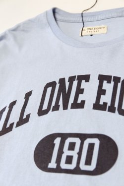 画像2: 「ILL180°」"180" LONG SLEEVE Tee イルワンエイティ ロゴ ロンTee ILL241-23 [サックス]