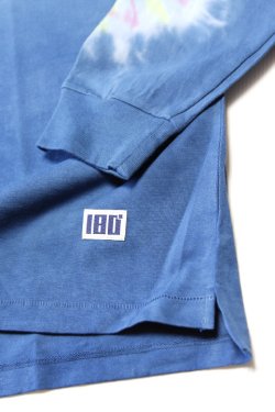 画像3: 「ILL180°」×「D.Y.E.」TIE DYE LONG SLEEVE Tee イルワンエイティ コラボ タイダイ ロンTee ILL241-28D [ネイビーブルー]