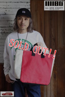 画像8: 「ILL180°」MAX TOTE BAG "VINYL" イルワンエイティ マックストートバッグ "ヴァイナル" リバーシブル ILL241-50S [リバーシブル]