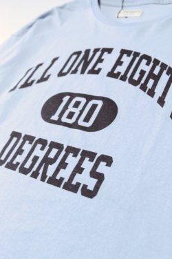 画像3: 「ILL180°」"180" LONG SLEEVE Tee イルワンエイティ ロゴ ロンTee ILL241-23 [サックス]