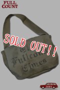 「FULLCOUNT」News Paper Bag ”The Fullcount Times” フルカウント ニュースペーパーバッグ ヴィンテージ加工 [オリーブ]