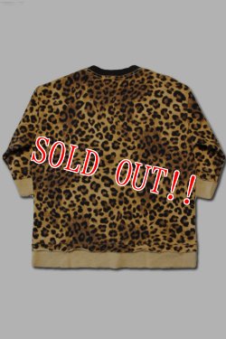 画像5: 「ILL180°」LEOPARD SWEAT SHIRT CUT OFF イルワンエイティ レオパード スウェット カットオフ ILL241-15 [レオパード]
