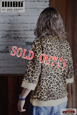 画像9: 「ILL180°」LEOPARD SWEAT SHIRT CUT OFF イルワンエイティ レオパード スウェット カットオフ ILL241-15 [レオパード]