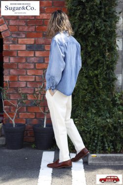 画像9: 「Sugar & Co.」Sleeping Trousers シュガーアンドカンパニー スリーピングトラウザーズ [エクリュー]