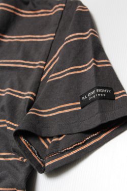 画像3: 「ILL180°」RETRO BORDER Tee イルワンエイティ レトロボーダー 半袖Tシャツ ILL241-17 [ブラック]