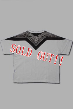 画像2: 「ILL180°」×「KOTSUBO」VINTAGE BANDANA Tee イルワンエイティ ヴィンテージバンダナ 半袖 Tシャツ ILL241-18K [ブラック]