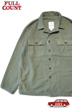 画像1: 「FULLCOUNT」Utility Shirt フルカウント ユーティリティー ミリタリーシャツ [オリーブ]