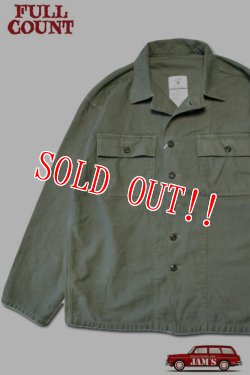 画像1: 「FULLCOUNT」Utility Shirt フルカウント ユーティリティー ミリタリーシャツ [オリーブ]