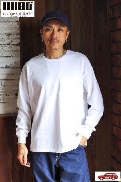 画像6: 「ILL180°」SOLID POCKET LONG SLEEVE Tee イルワンエイティ ソリッド ポケット ロンTee ILL251-26 [ホワイト]