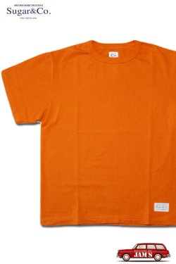 画像1: 「Sugar & Co.」Standard Drop Tee シュガーアンドカンパニー スタンダード ドロップ Tシャツ [オレンジ]