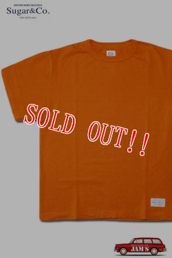 画像1: 「Sugar & Co.」Standard Drop Tee シュガーアンドカンパニー スタンダード ドロップ Tシャツ [オレンジ]