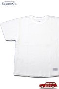 「Sugar & Co.」Standard Drop Tee シュガーアンドカンパニー スタンダード ドロップ Tシャツ [ホワイト]