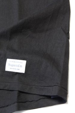 画像4: 「Sugar & Co.」Standard Drop Tee シュガーアンドカンパニー スタンダード ドロップ Tシャツ [ブラック]