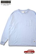 「ILL180°」SOLID POCKET LONG SLEEVE Tee イルワンエイティ ソリッド ポケット ロンTee ILL241-20 [サックスブルー]