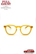 「FULLCOUNT」×「金子眼鏡」OLD PARISIEN SUNGLASSES 2nd フルカウント オールド パリジャン サングラス 第二弾 [イエロー]