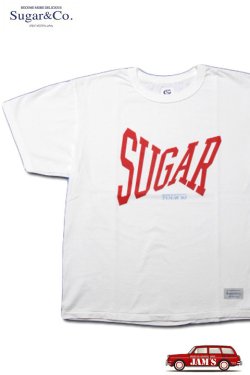 画像1: 「Sugar & Co.」Bowie Drop Tee シュガーアンドカンパニー ボウイ ドロップ Tシャツ [ホワイト]