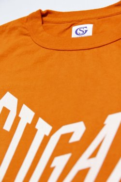 画像2: 「Sugar & Co.」Bowie Drop Tee シュガーアンドカンパニー ボウイ ドロップ Tシャツ [オレンジ]