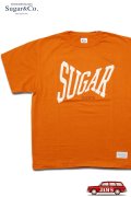 「Sugar & Co.」Bowie Drop Tee シュガーアンドカンパニー ボウイ ドロップ Tシャツ [オレンジ]